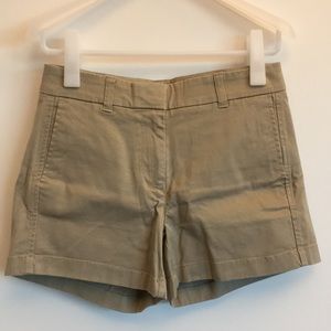 J Crew Chino Shorts in Khaki